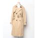 [NANO universe] тренчкот 36 бежевый женский 