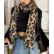  палантин muffler леопардовая расцветка muffler женский 