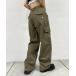 [WHO'S WHO gallery] брюки-карго FREE хаки женский 