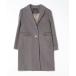[SLOBE IENA] Пальто Честерфилд S36 серый женский 