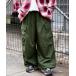 [Java] брюки-карго X-LARGE зеленый женский 