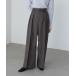  брюки [ можно выбрать размер развитие ] two tuck широкий брюки женский 