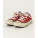 [CONVERSE] low cut спортивные туфли 23cm красный женский 