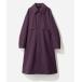 [HARE] пальто с отложным воротником LARGE лиловый мужской 