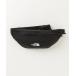 [THE NORTH FACE] вышивка сумка-пояс - черный мужской 