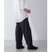 [NANO universe] легкий брюки L черный мужской 