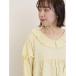[Samansa Mos2] длинный рукав туника F желтый женский 