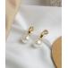  серьги YU-KA: Classic жемчуг серьги Classic Pearl earring женский 