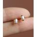 �p�[�� �s�A�X YU-KA:�N���V�b�N�p�[���X�^�b�h�s�X Classic Pearl stud pierce ���f�B�[�X