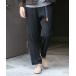 [URBAN RESEARCH ROSSO MEN] легкий брюки LARGE черный мужской 