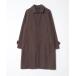 [NANO universe] пальто с отложным воротником L Brown мужской 