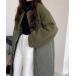 [emi+] пальто M хаки женский 