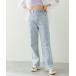 [OLIVE des OLIVE] Denim брюки SMALL sax голубой женский 