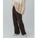  брюки [ собственный cut возможность ] легкий плиссировать велюр брюки 611238 женский 
