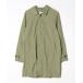 [coen] пальто с отложным воротником MEDIUM зеленый мужской 