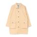 [DOUBLE NAME] пальто с отложным воротником FREE бежевый женский 