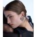 [IRIS47] серьги ( обе уголок для ) FREE черный женский 