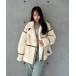 [ENVYM] мутоновое пальто FREE белый женский 