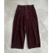 [Perushu] вельвет брюки MEDIUM wine red мужской 