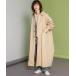 [KBF] пальто с отложным воротником ONE бежевый женский 