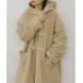 [WHIMSIC] полупальто "даффл коут" FREE бежевый мужской 