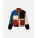  мутон жакет мутоновое пальто Cheerful Color Block Cozy Fur Jacket мужской 