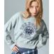  футболка тренировочный COLLEGE LOGO COMPACT SWEAT TOP женский 