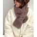  muffler палантин искусственный мех пелерина женский 