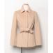 [VICKY] пальто с отложным воротником 2 бежевый женский 