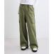 [UNE MANSION] брюки-карго FREE хаки женский 