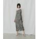  вечернее платье платье плиссировать передний цветок платье / pleated front flower dress