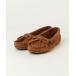 [Minnetonka] мокасины обувь 4 Brown женский 