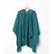 [LOISIR] пончо - голубой женский 