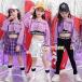  Kids танцевальный костюм HIPHOP hip-hop Cheer Cheer костюм выставить рубашка юбка брюки в клетку Корея девочка Jazz тренировка надеты постановка одежда ребенок одежда 