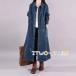  Denim пальто пальто женский Пальто Честерфилд свободно длинный длина Пальто Честерфилд body type покрытие casual пальто все 3 цвет 20 плата ~50 плата выход / ходить на работу 