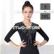  Leotard женский бальные танцы tops латиноамериканский tops . минут рукав V шея бальные танцы костюм верхняя одежда состязание надеты верхняя одежда тренировка надеты stage костюм 
