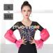  Leotard женский бальные танцы tops латиноамериканский tops длинный рукав .. чувство объем рукав общий рисунок верхняя одежда состязание надеты тренировка надеты stage костюм постановка надеты 