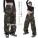  камуфляж брюки брюки-карго женский хлопок S-3XL камуфляж брюки милитари камуфляж свободно камуфляж брюки-карго танцевальный костюм Street 