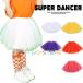  юбка белый желтый фиолетовый красный розовый Kids танцевальный костюм Cheer Dance девушки hip-hop костюм танцевальный костюм Kids K-POP Корея 5 цвет chuchu юбка 