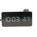  outlet зеркало модель цвет LED цифровой часы черный сигнализация snooze функция датчик температуры 12/24h переключатель Night режим есть USB подача тока батарейка резервная копия соответствует 