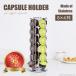  Capsule holder rotary 24 Capsule for nes Cafe Dolce Gusto rotary space-saving storage stand coffee Capsule storage 