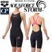  Arena arena Junior женщина купальный костюм WA одобрение гонки для aqua сила storm CP AS6SRC00G BKPK[ возвращенный товар * замена не возможна товар ]