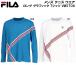  filler FILA мужской теннис одежда длинный графика футболка VM5708
