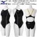  Mizuno MIZUNO Junior женщина .. купальный костюм WA одобрение One-piece medium cut девушки / девочка GX*SONIC STREAM N2MAC92597