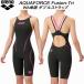  Arena arena женский .. купальный костюм гонки для WA одобрение aqua сила Fusion Try AS5SRC12L BKPK[ возвращенный товар * замена не возможна товар ]