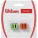  Wilson Wilson теннис виброгаситель PRO FEEL DAMPENER GREEN/ORANGE WRZ538700 GRN/ORG