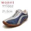 Casual MONET カジュアル モネ 771002 レディース カジュアルシューズ  ファスナー付き 小さいサイズ（21.5cm） 靴
