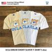 UCLA/アメリカンカレッジライセンスTシャツ T-SHIRTS カレッジプリント クマプリント ユーシーエルエー 半袖 ビッグサイズ メンズ レディース 大学 ブランド