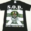 【メール便対応可】S.O.D. エスオーディー STORMTROOPERS OF DEATH-SPEAK ENGLISH OR DIE2オフィシャルバンドＴシャツ