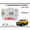 トヨタ FJクルーザー 13-20 TRD 水槽ガード シャーシ アルミニウム材質 1p